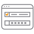 Sign up for free icon