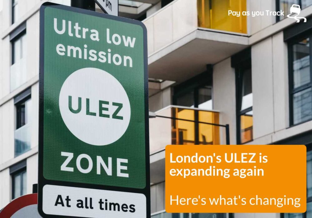 London ULEZ low emission zone expansion, Pay as you track article