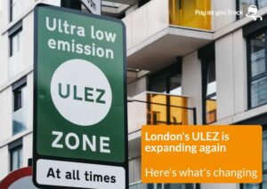 London ULEZ low emission zone expansion, Pay as you track article